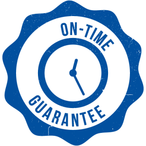 Fairhope HVAC | On-Time Guarantee Badge Distressed