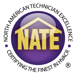 NATE-certified technicians badge | Fairhope HVAC